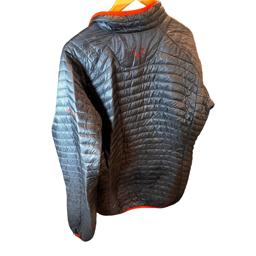 Dynafit TLT Primaloft M Jacket Mens XL Grey Orange Insulated Puffer 070629